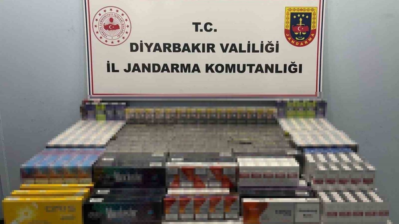 Diyarbakır’da kaçakçılık operasyonlarında 33 gözaltı