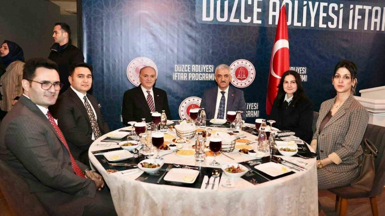 Düzce Adliyesi’nde geleneksel iftar buluşması