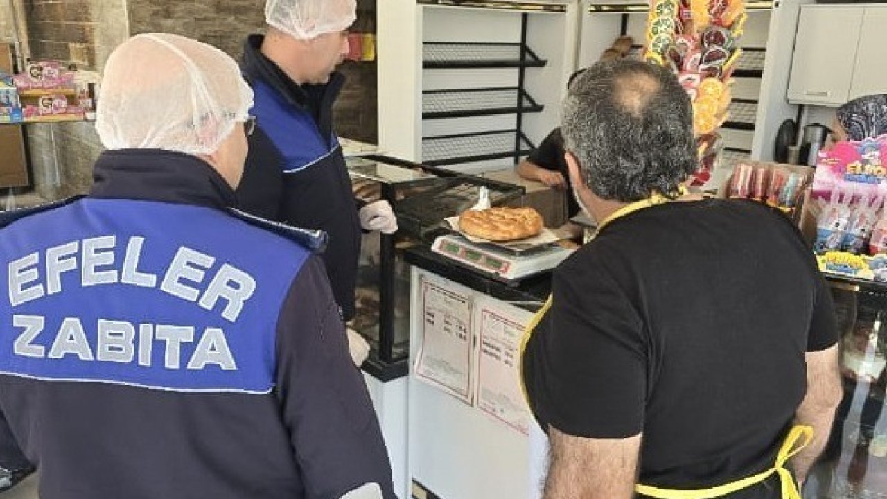 Efeler Belediyesi zabıta ekiplerinden gıda denetimi