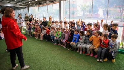 Efeler Belediyesi’nden miniklere afet bilinci eğitimi