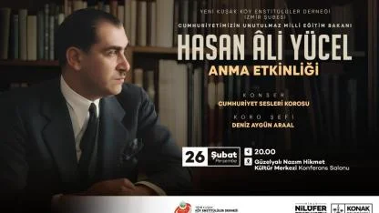 Eğitim neferi Hasan Ali Yücel Konak’ta anılacak