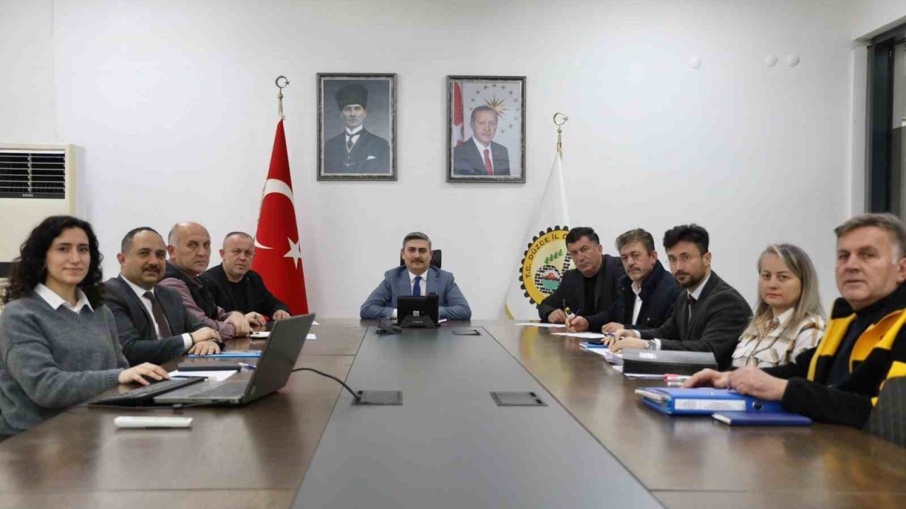 Encümen toplantısı gerçekleştirildi