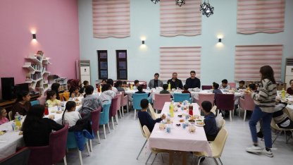 Erzincan Aile ve Sosyal Hizmetler İl Müdürlüğü’nden çocuk evlerinde iftar
