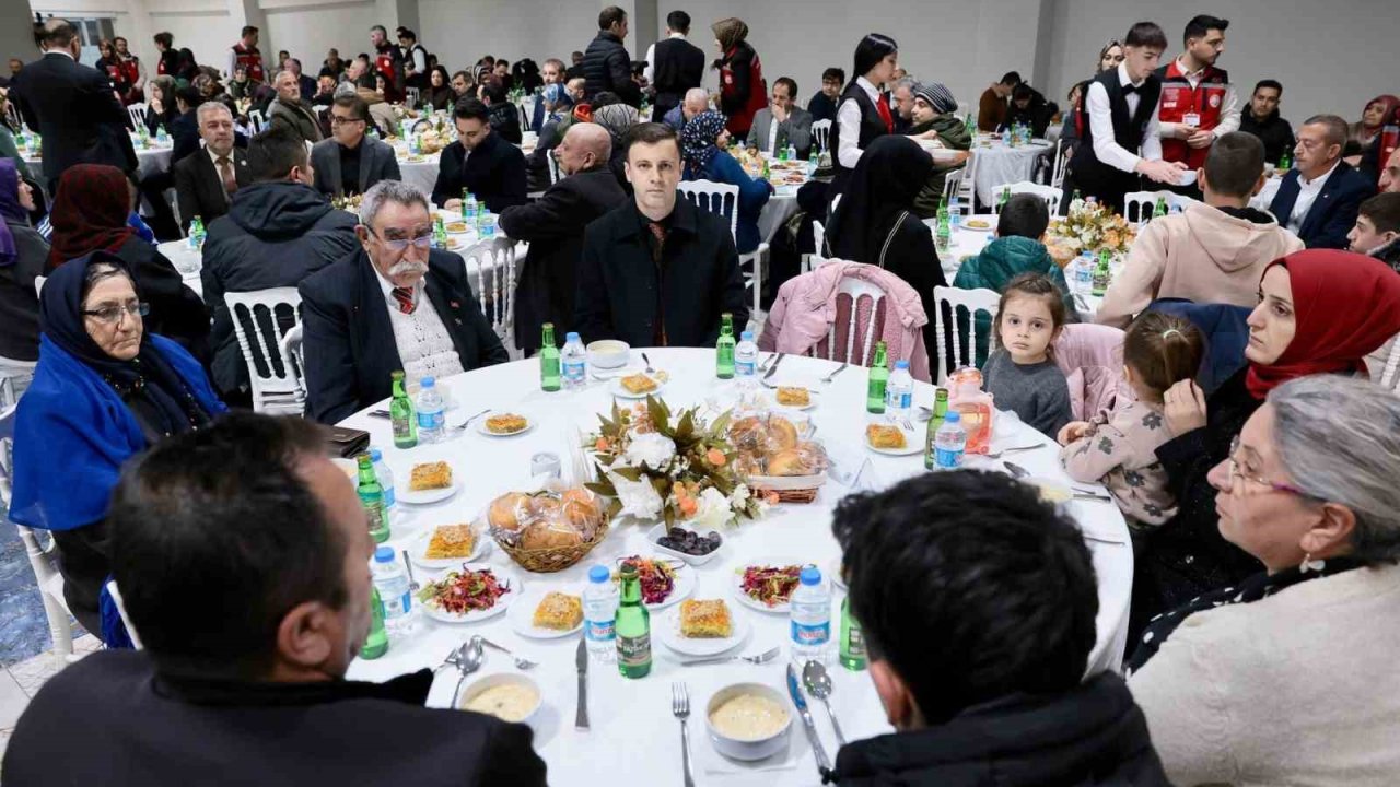 Erzincan’da şehit aileleri ve gaziler onuruna iftar programı