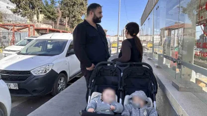 Esenyurt’ta eşi ve ikiz bebeklerinin gözü önünde darp edildi