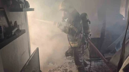 Fethiye’de ev yangını