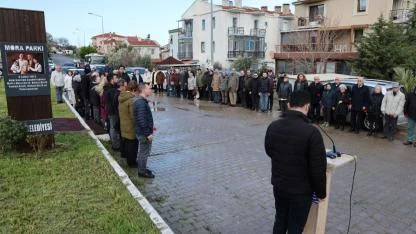 Foça’da 6 Şubat depremlerinde hayatını kaybedenler anıldı