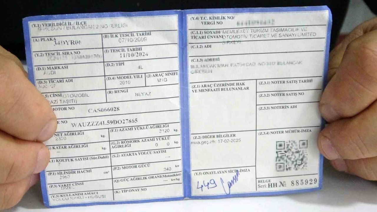 Galeriden noter satışıyla alınan lüks cipe gümrük şoku