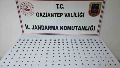 Gaziantep’te 195 adet sikke ele geçirildi: 1 gözaltı