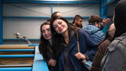 Geleceğin doktorlarına su ve atık su yönetimi yerinde anlatıldı