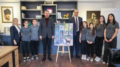 Genç mucitlere Başkan Duman’dan tam destek