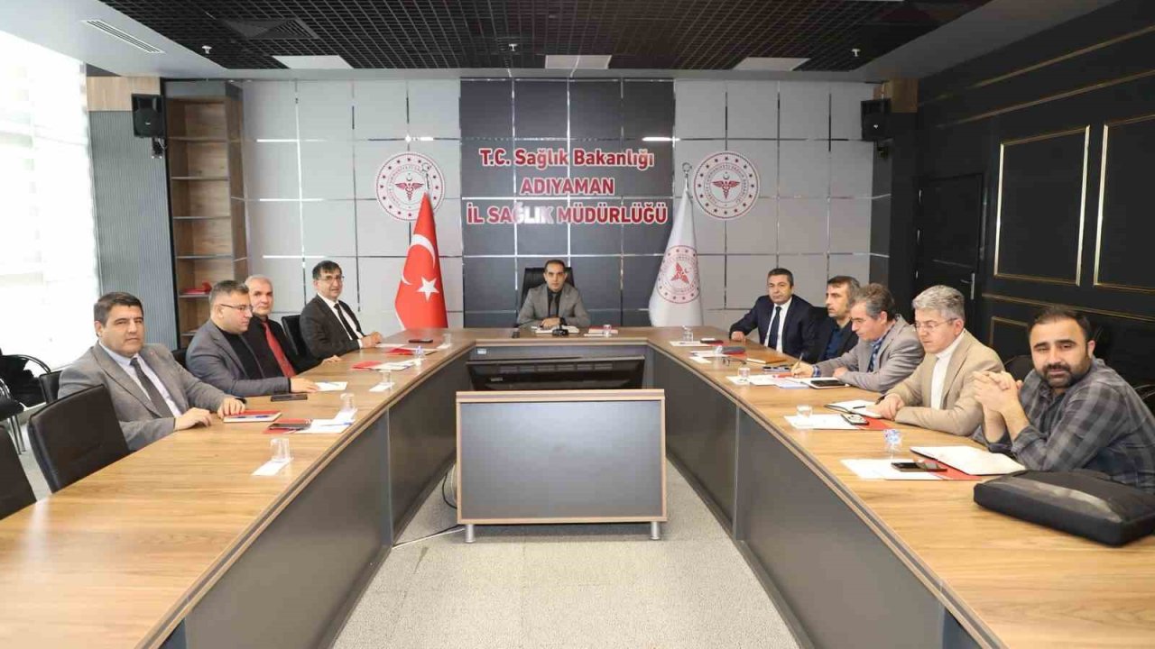 Haftalık sağlık değerlendirme toplantısı gerçekleştirildi