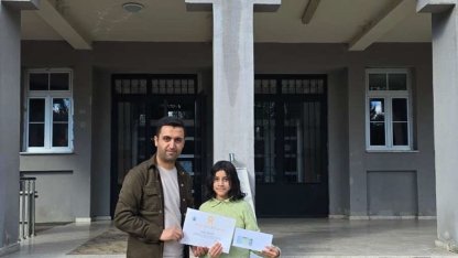 Hisarcık’ta resim yarışması ilçe birincisi Dereköy Şehit Fatih Seven Ortaokulu’ndan