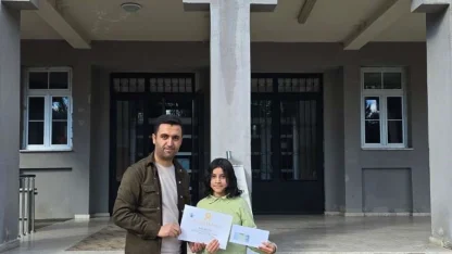 Hisarcık’ta resim yarışması ilçe birincisi Dereköy Şehit Fatih Seven Ortaokulu’ndan