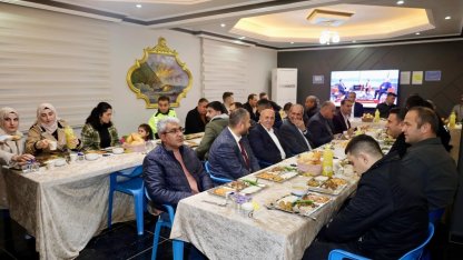 İlçe protokolü öğrencilerle iftarda bir araya geldi