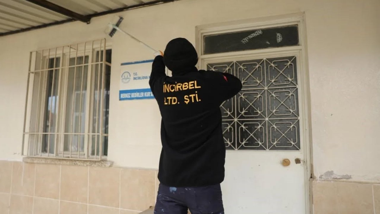 İncirliova Belediyesi’nden camilerde Ramazan temizliği