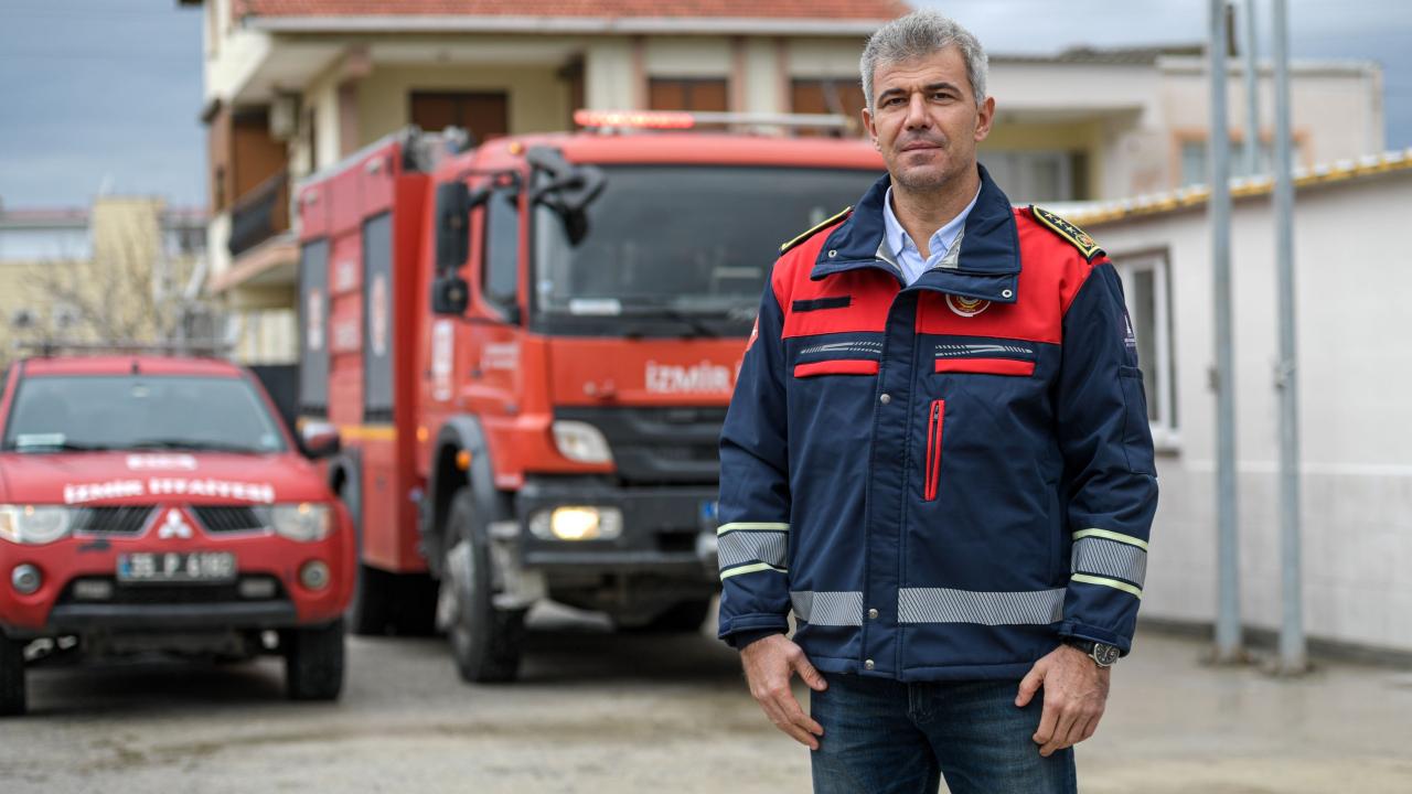 İzmir İtfaiyesi’nin 63’üncü istasyonu Şakran’da hizmete girdi