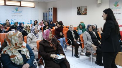 Kadınlara su tasarrufu eğitimi verildi