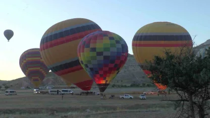Kapadokya’da balon turizmi 750 bin yolcuyu aştı