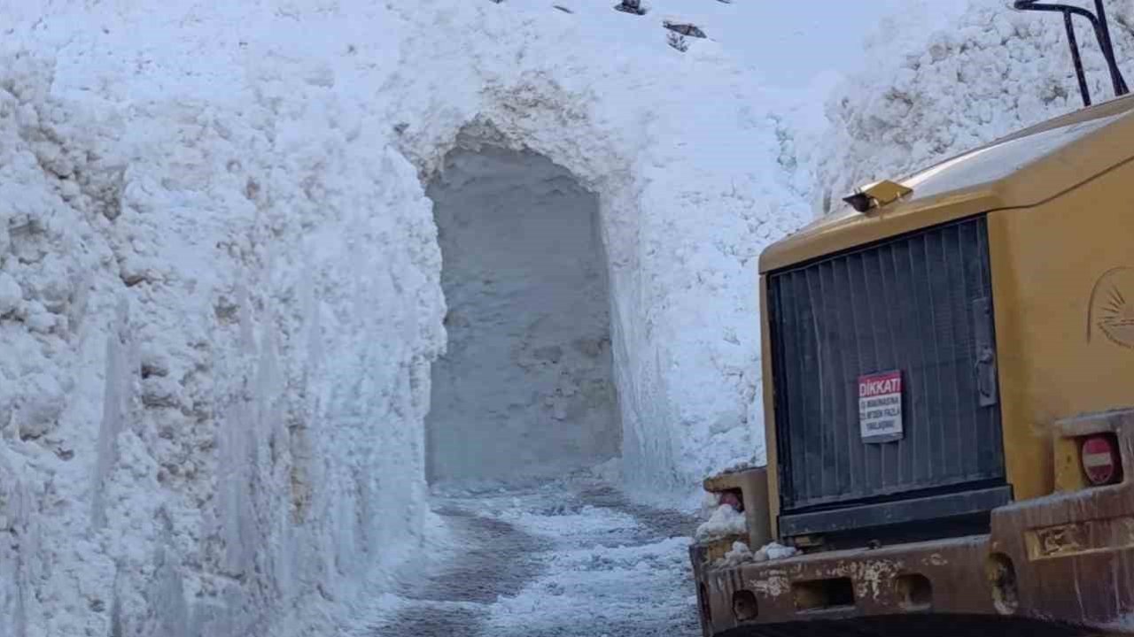 Kar esareti tünelle aşılıyor: Dikmetaş mezrasında yaşam koridoru