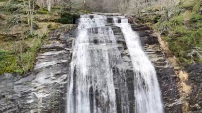Kar suları Suuçtu Şelalesini coşturdu...