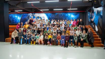 Karşıyakalı anaokulu öğrencileri Uzay Kampı’nda