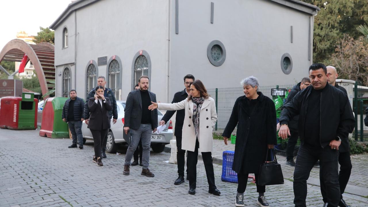 Karşıyaka’nın açık hava kent müzesi rotaları netleşti, Başkan Ünsal sahada inceledi