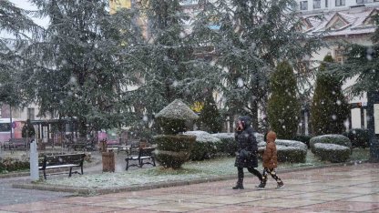 Kastamonu’da vatandaşlar, Ramazan ayının ilk gününe kar yağışıyla uyandı