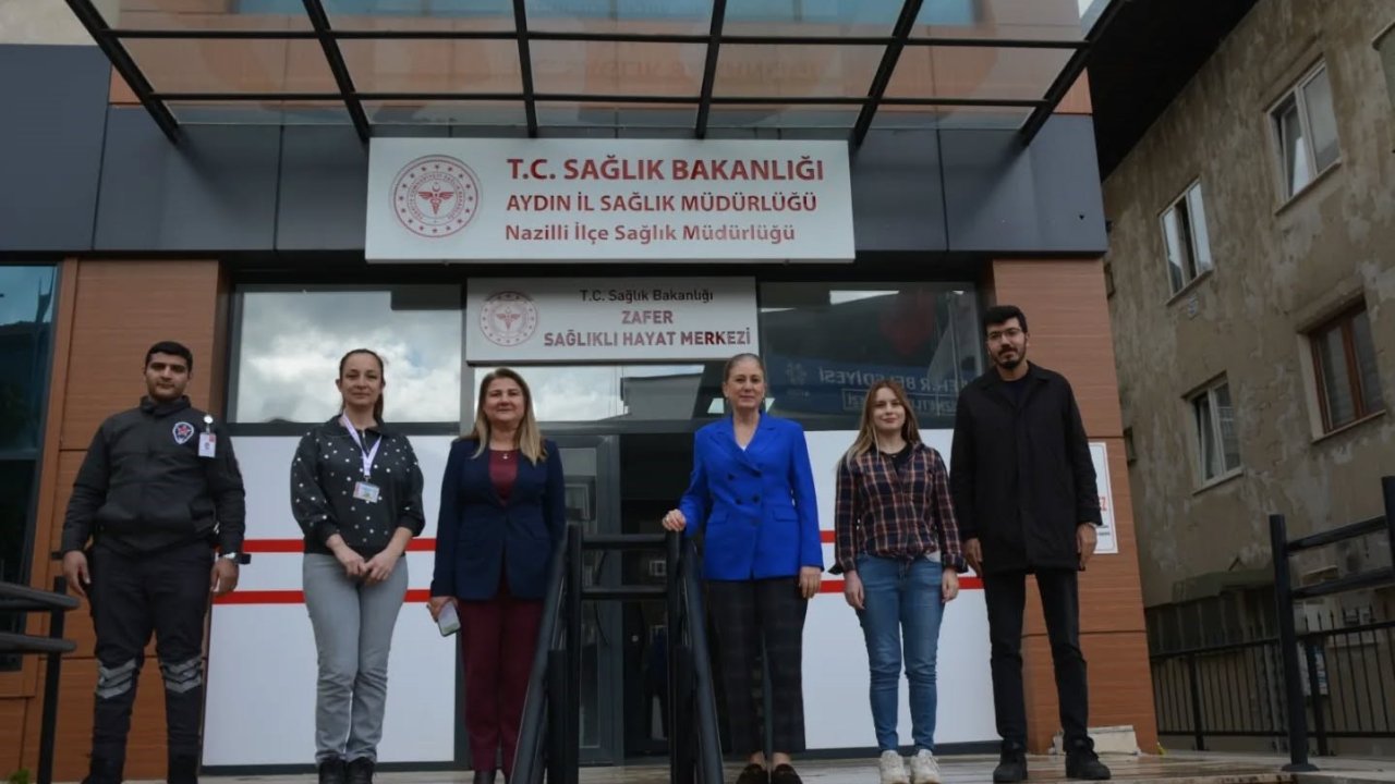 Kaymakam Küpeli Kan, Nazilli’de sağlık çalışmalarını yerinde inceledi