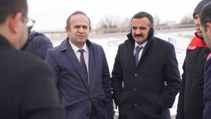 Kayseri OTB’de gece yarısı mesaisi ardından saha incelemesi