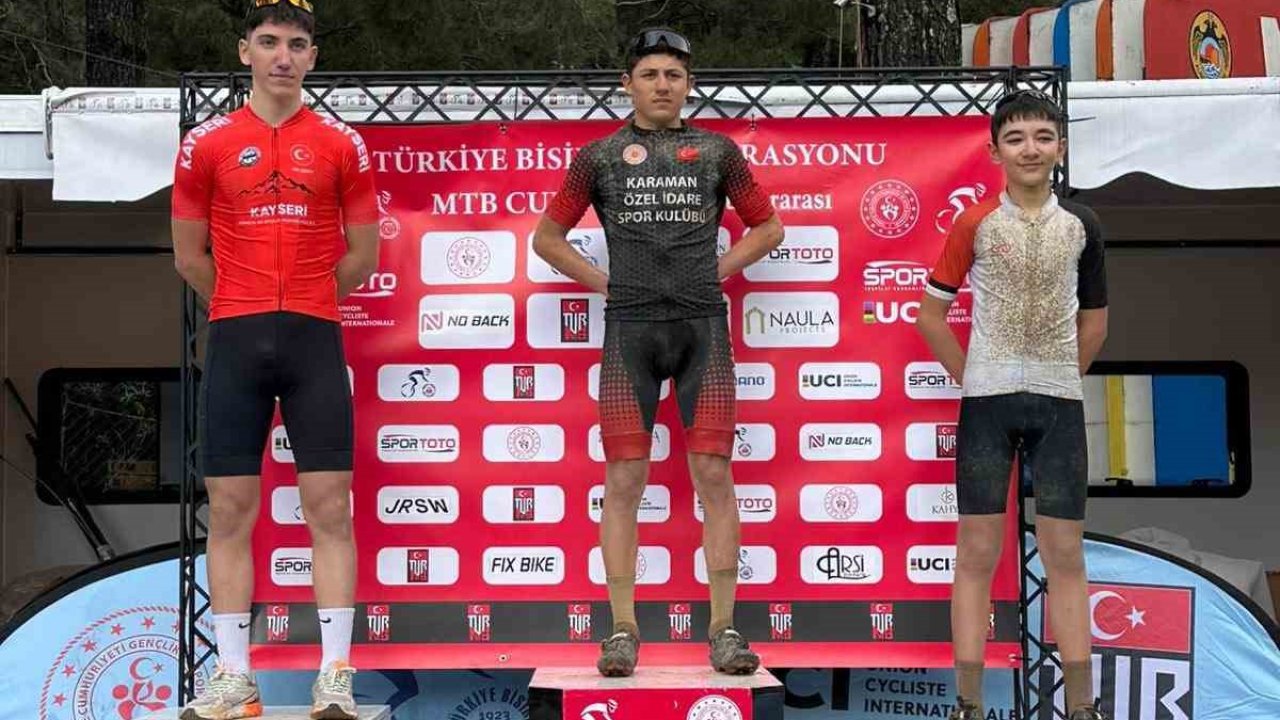 Kayserili bisikletçiler; Alanya’da kürsüye ambargo koydu