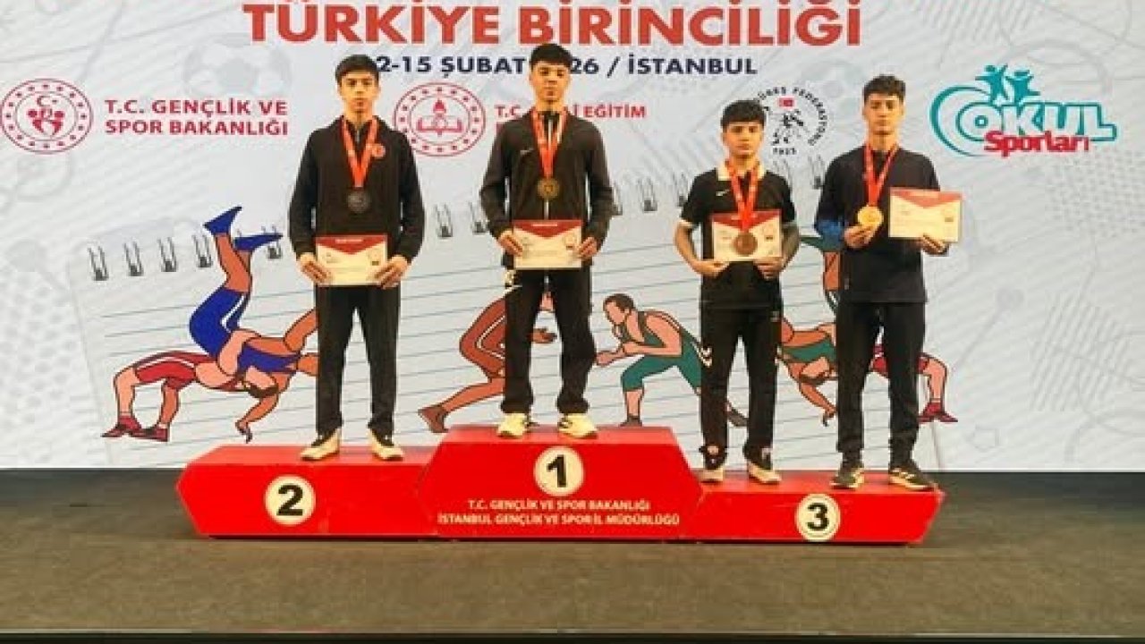 Kayserili Güreşçiler’den İstanbul’da çifte madalya