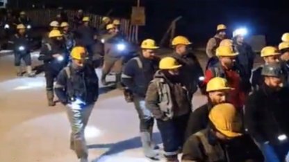 Kınık’ta maden işçileri eylemde