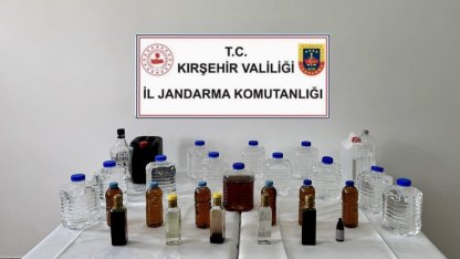 Kırşehir’de kaçak alkol operasyonu