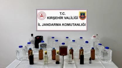 Kırşehir’de kaçak alkol operasyonu