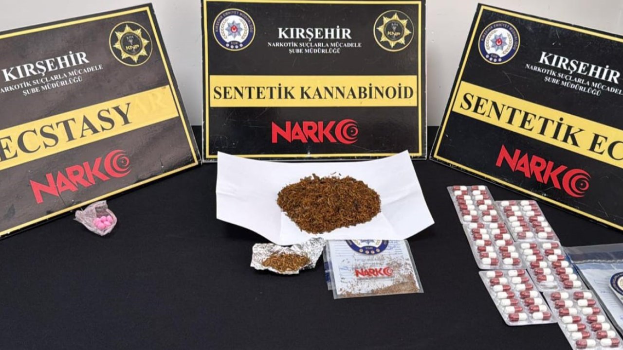 Kırşehir’de uyuşturucu operasyonu: 1 tutuklama