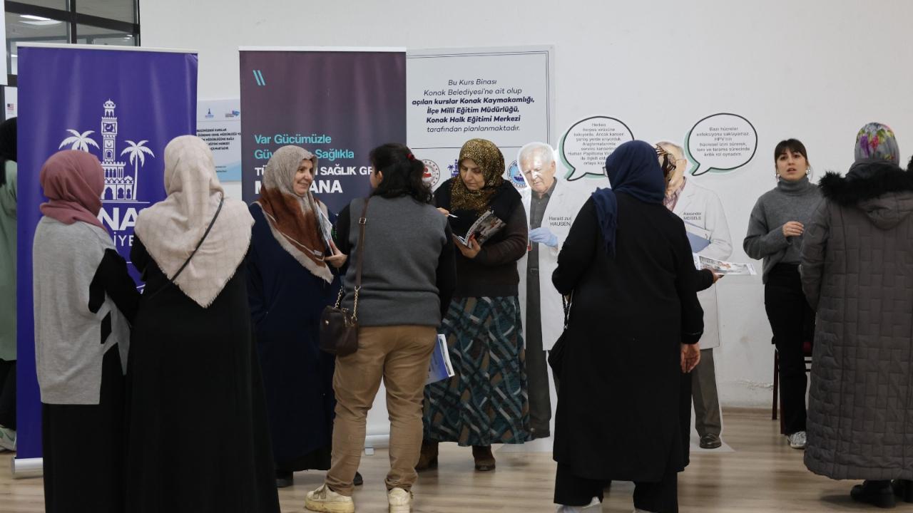 Konak’ta rahim ağzı kanserine karşı bilimsel farkındalık