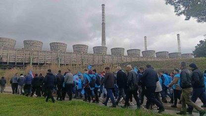 Konya Şeker’e bağlı Soma Termik Santrali’nde işçiler sokağa döküldü