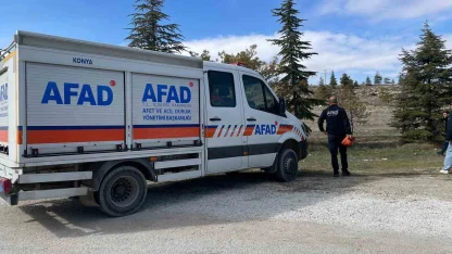 Konya’da kaçak kazı alanı bulundu