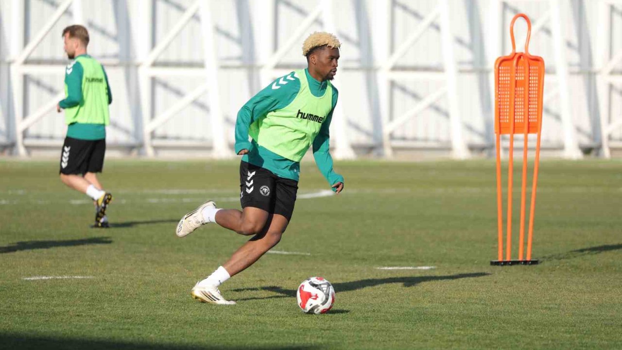 Konyaspor, Galatasaray maçı hazırlıklarını sürdürüyor