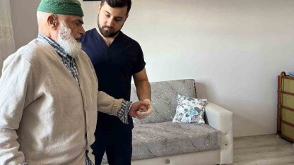 Kovancılar’da bir ilk: Evde fizik tedavi uygulaması