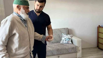 Kovancılar’da bir ilk: Evde fizik tedavi uygulaması