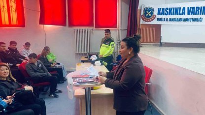Köyceğiz’de lise öğrencilerine yönelik ‘Trafik Eğitimi’ semineri düzenlendi