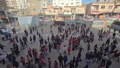 Kurtalan’da öğrenciler "Kabe’de Hacılar" ilahisine hep birlikte eşlik etti