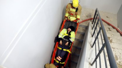 Kütahya OSB İtfaiye Ekibinden gerçeği aratmayan tatbikat