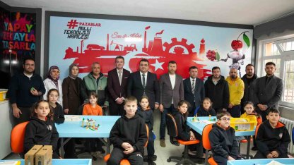 Kütahya’nın Pazarlar İlkokulu’nda Robotik Kodlama Sınıfı hizmete açıldı