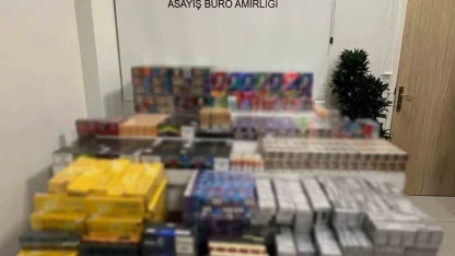 Maltepe’de kaçakçılık operasyonu: Bin 201 elektronik sigara, 4 bin 80 sigara ve 365 puro ele geçirildi