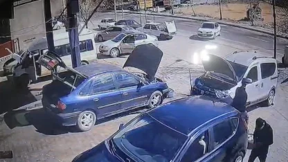 Mardin’de tuhaf olay: El frenini çekmeyi unuttu, araç anayola çıktı