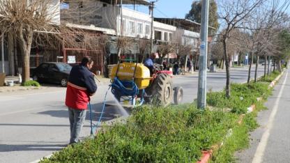 Menderes’te Ot İlaçlamaları Başladı
