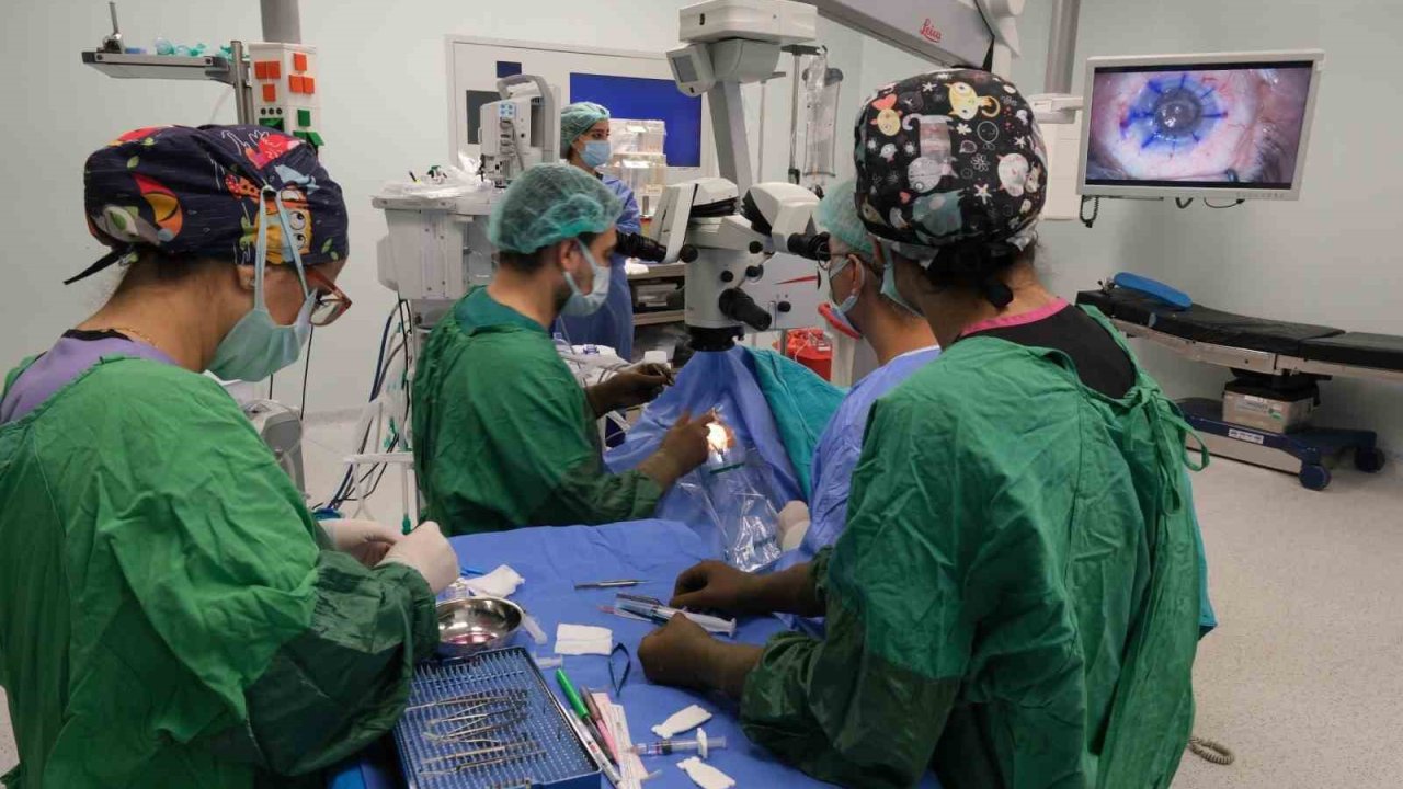 Mersin Şehir Hastanesi’nde ilk kornea nakli başarıyla yapıldı